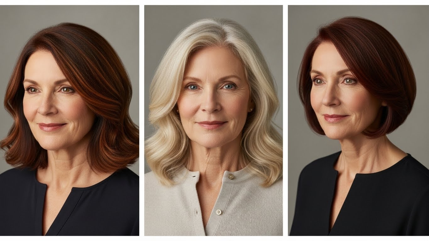 Vibrant & Elegant Fall Hair Colors for Older Women