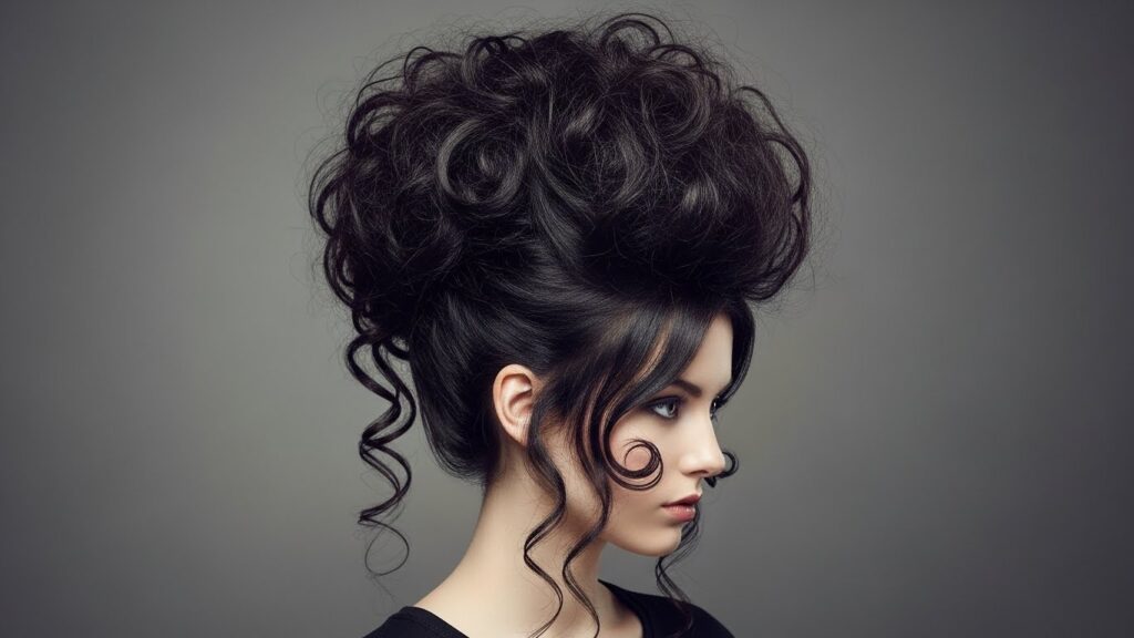 Voluminous Gothic Updo