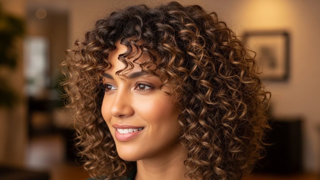 Warm Mushroom Brown Curls