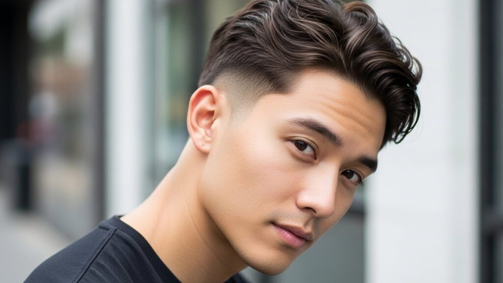 Wavy Hair Fresh Fade