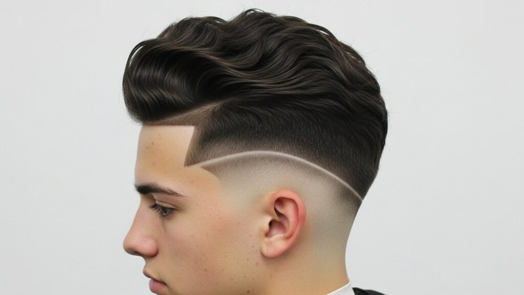 Wavy High Fade