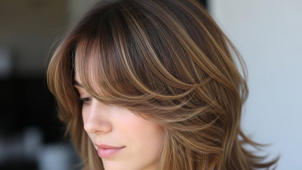 Wispy Bangs Style