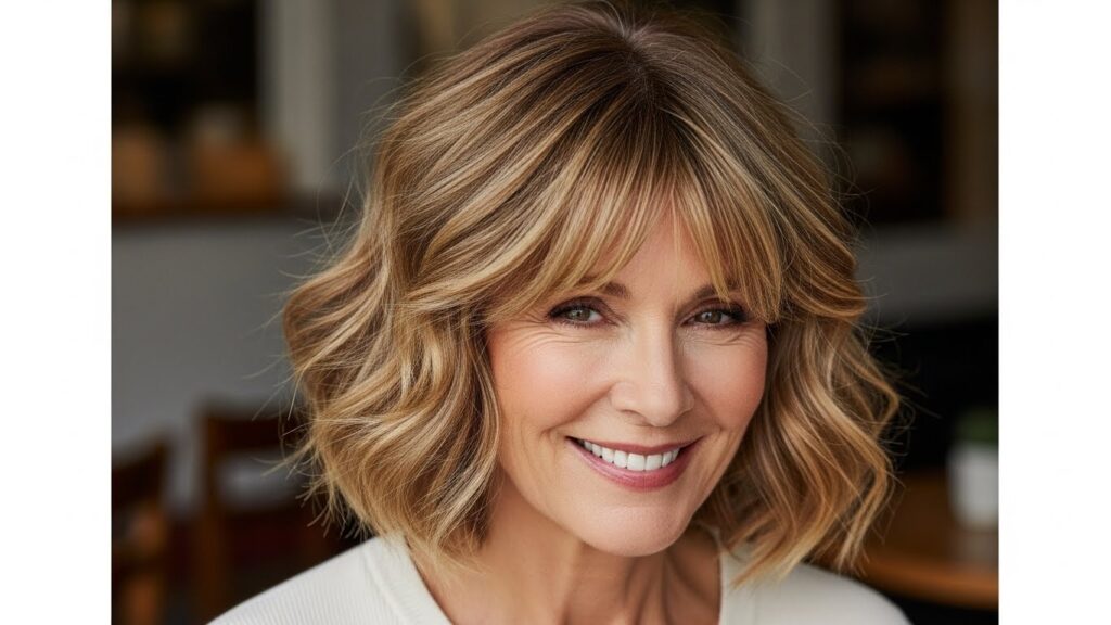 Short Tousled Wavy Bob