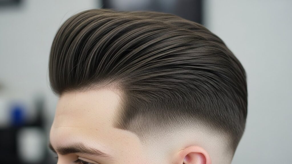 Textured Modern Pompadour
